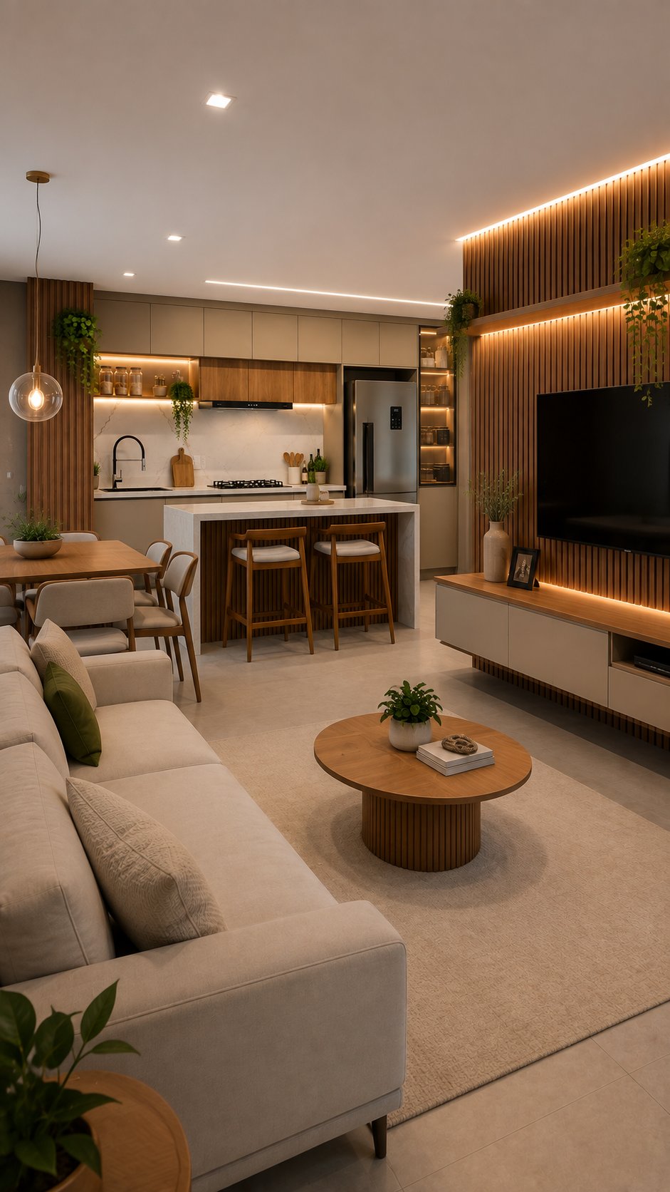 Apartamento e casa completos